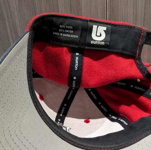 Burton Red and Gray Cap - Picture 2 of 3